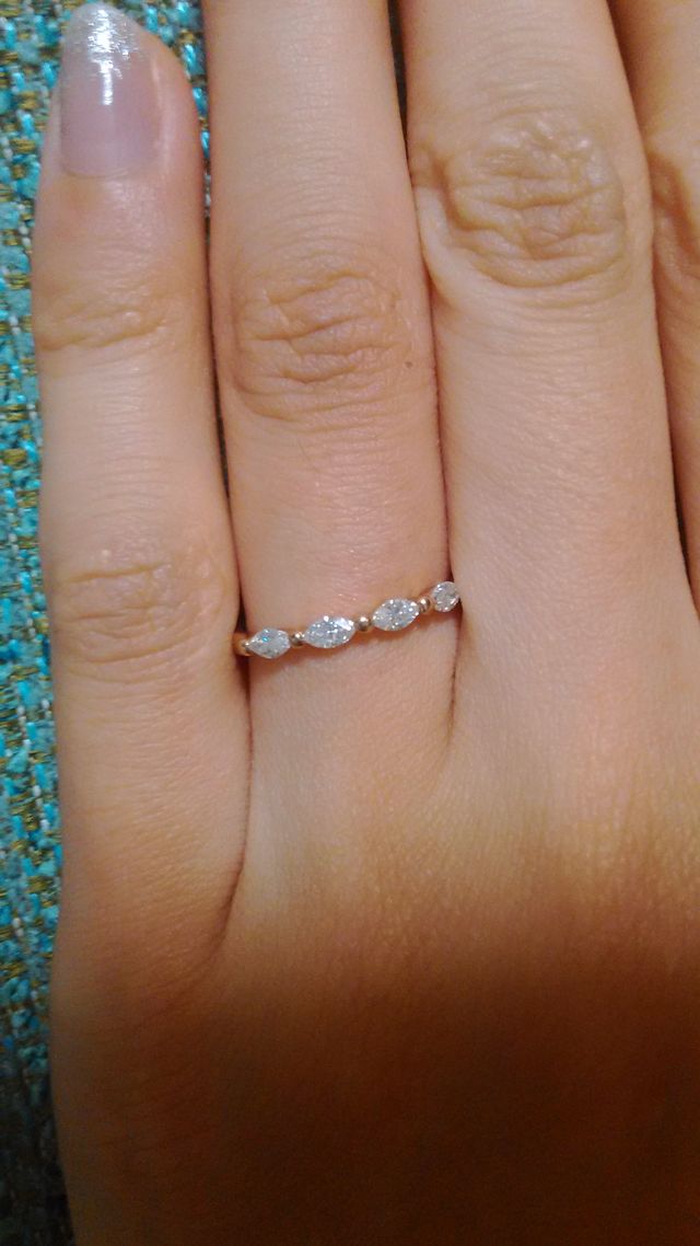 普段使いできるカジュアルな指輪