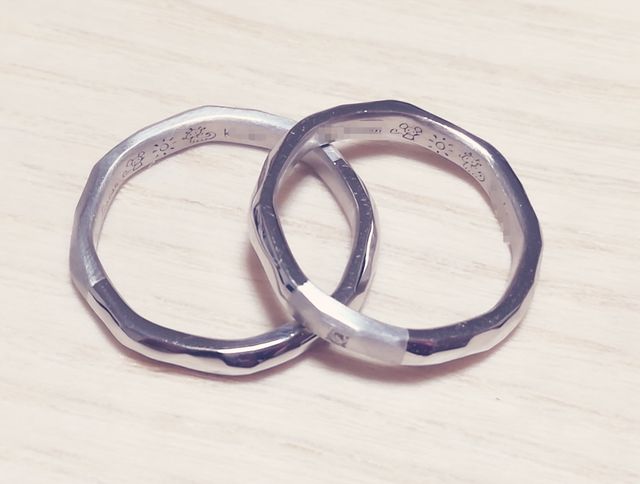 手書きの刻印に大満足