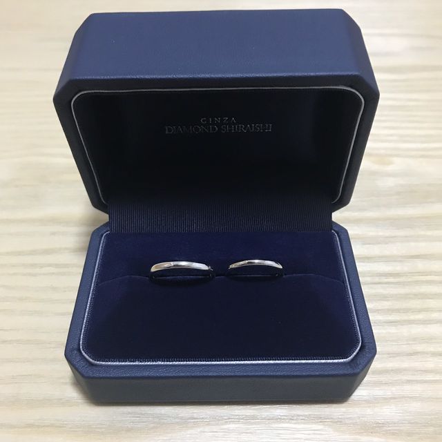 結婚指輪の写真です。