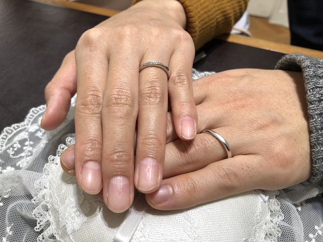 結婚指輪を購入しました。
デザインなど、とても大満足です。