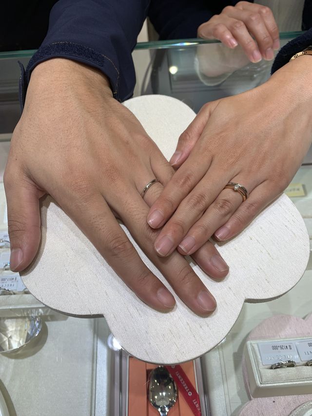 結婚指輪が届きました！