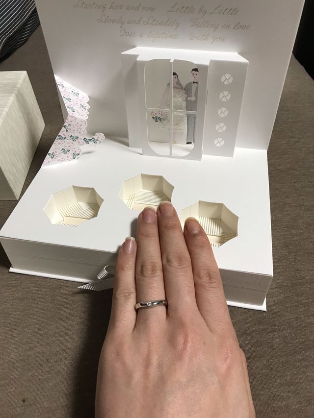 婚約指輪も入るケース