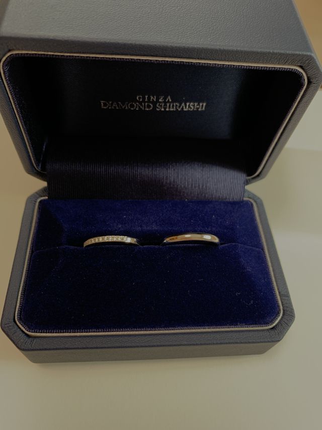 ハーフエタニティはハートアンドキューピットで綺麗です！