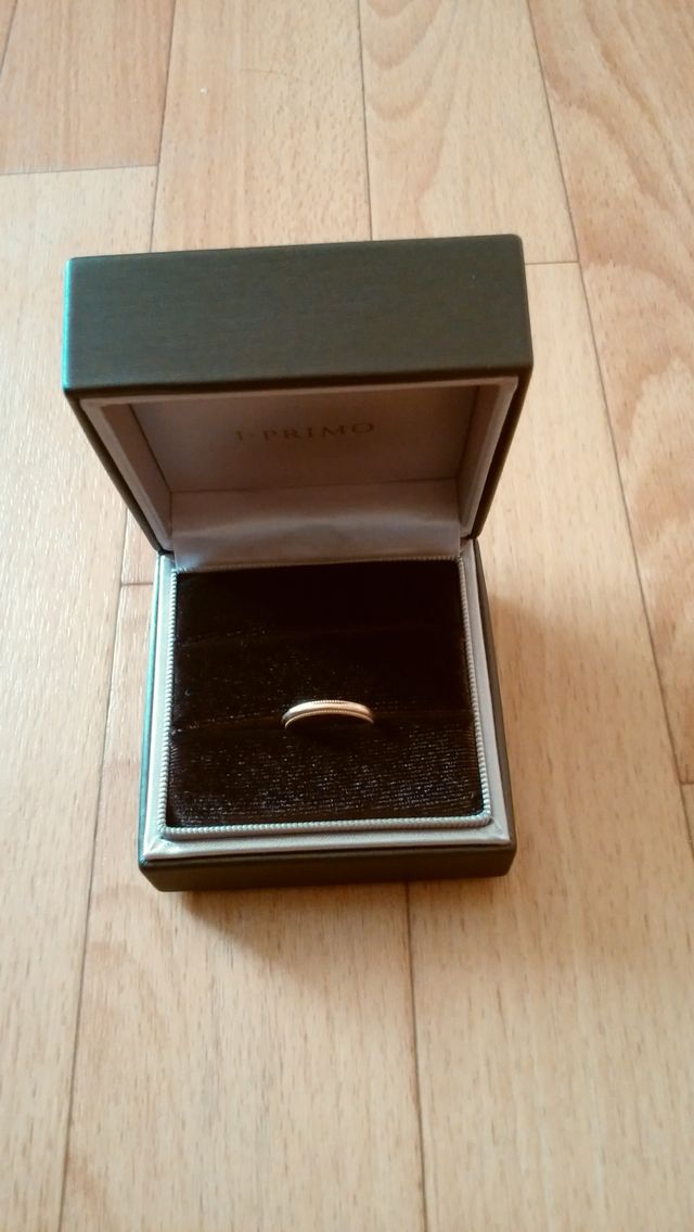 ゴールドのミル打ちです。