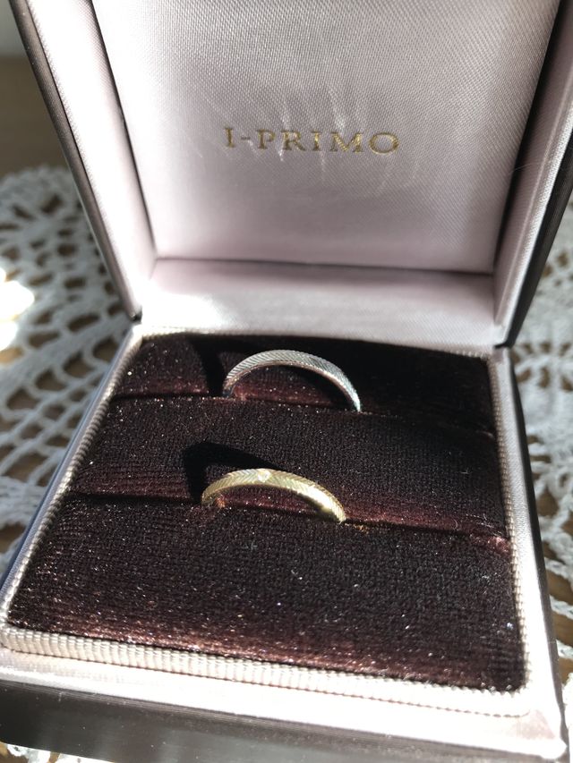 主人はプラチナ、私はゴールドにしました。