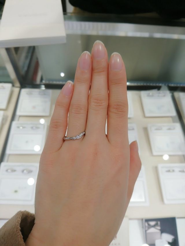 試着させていただいた時の写真です。