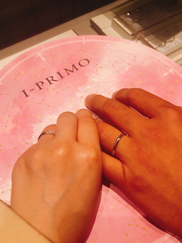 迷いましたがｱﾄﾞﾊﾞｲｽ頂いて満足いく指輪を選べました！