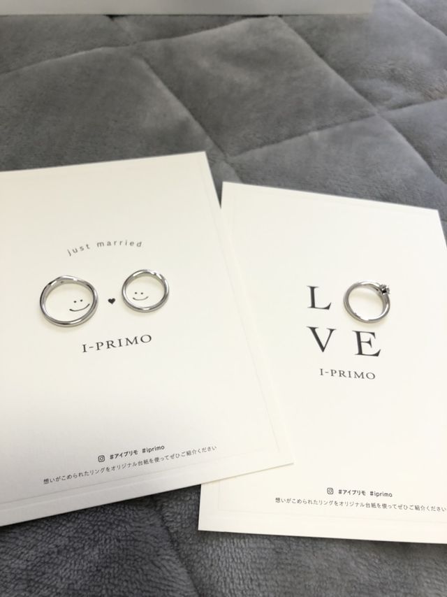 可愛い台紙も頂きました(^^)