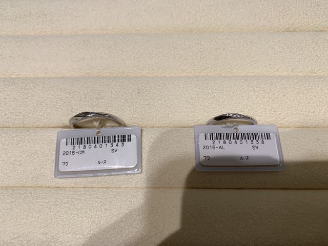 リングの内側がなめらかで、つけ心地が良かったです。