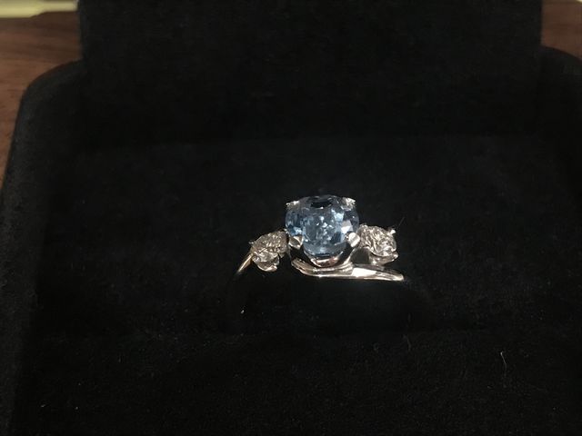 完成品の指輪のみの写真です。