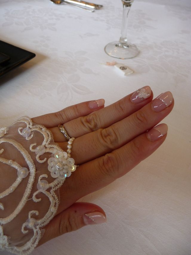 結婚式での写真です。