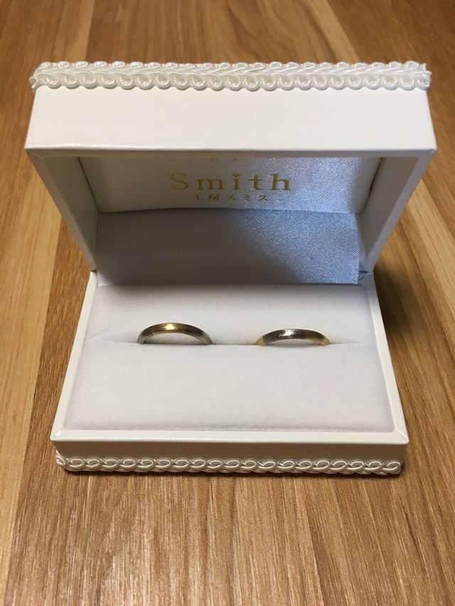 2人の手で作り上げた指輪となり、大変満足しております。