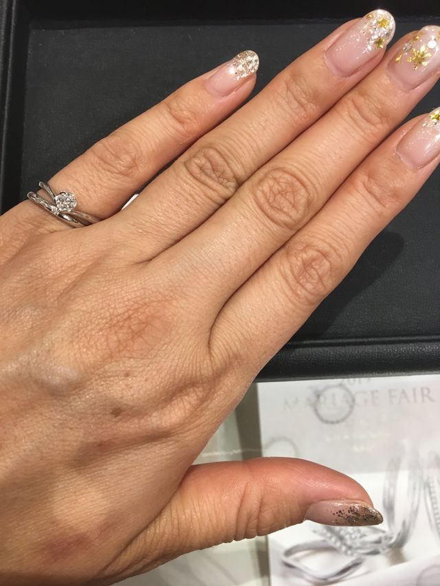 マリッジもエンゲージリングもとても着け心地がよかったです