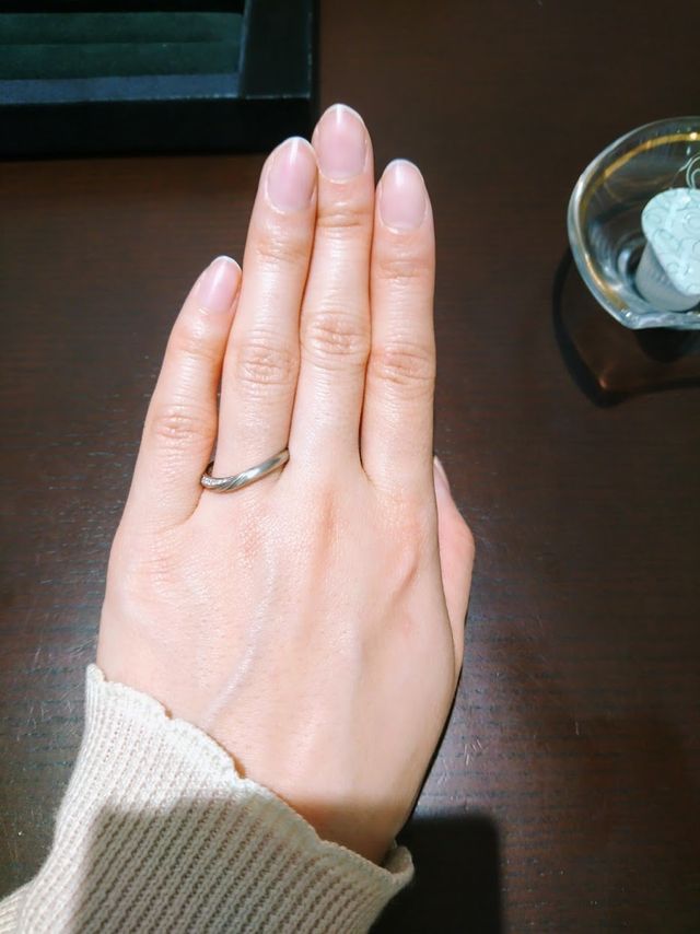 試着時の写真です