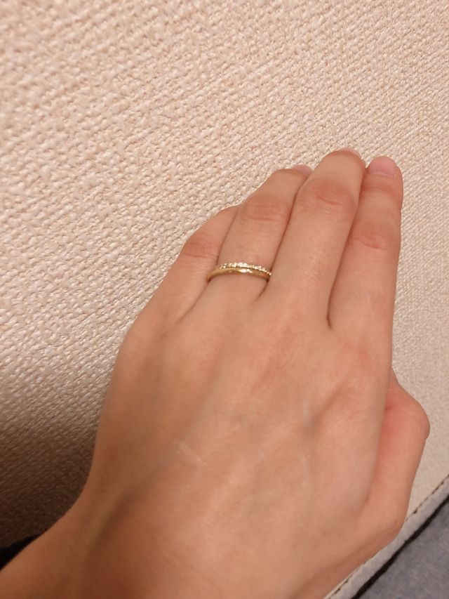 二連で着用している写真です。