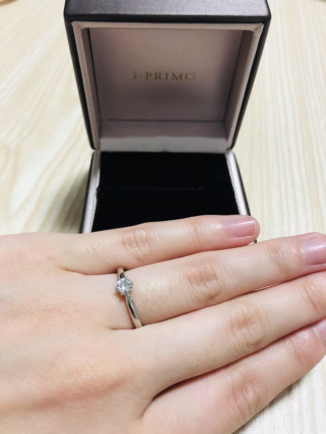 婚約指輪を購入しました！