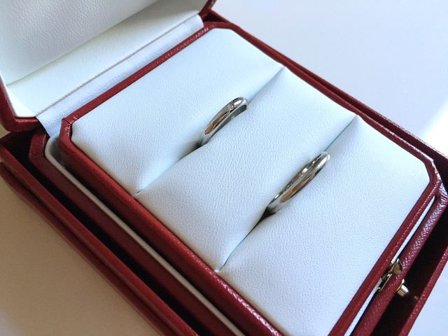 指輪のアップ画像