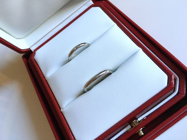 指輪のアップ画像