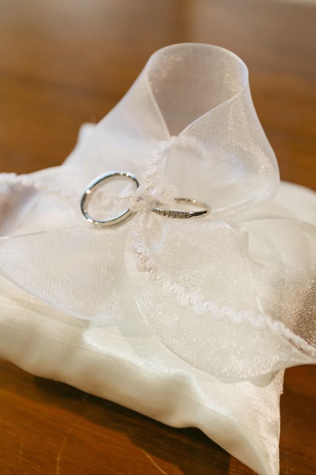 リングピローでの撮影写真です。