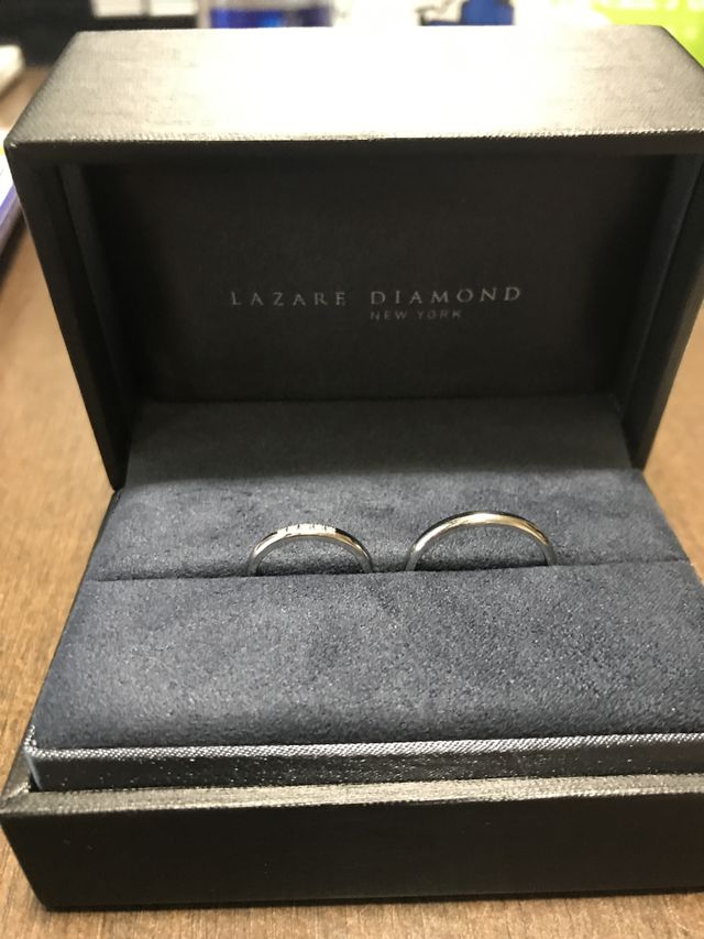 婚約指輪を購入しました。
