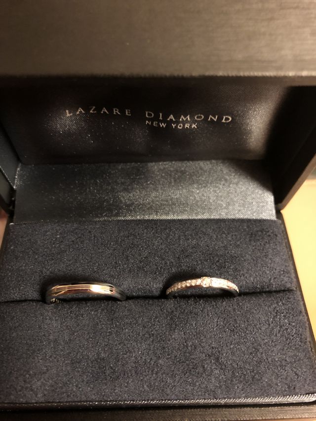 お揃いのマリッジリング