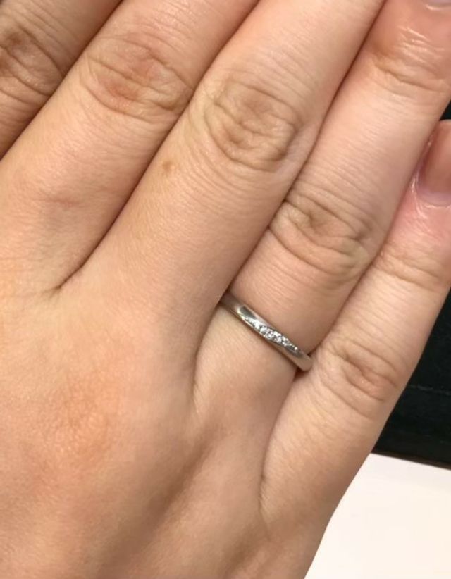 キラっとした爽やかなリング