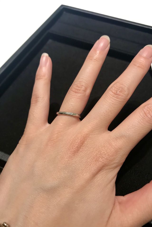 ティファニークラシック
ウェディングバンドリングです