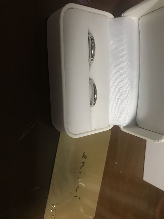 2人で手作りした世界でたった一つの指輪です。