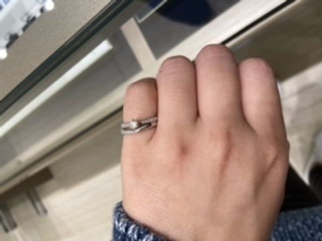 重ね付けが好きなデザインを選べて素敵でした。