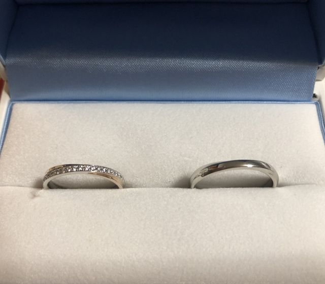 ハーフエタニティのコンビリング