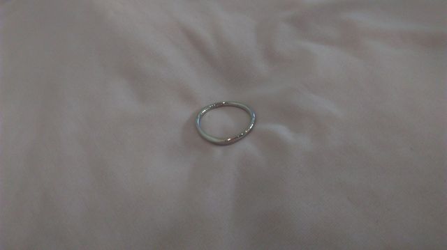 指輪本体を上部から