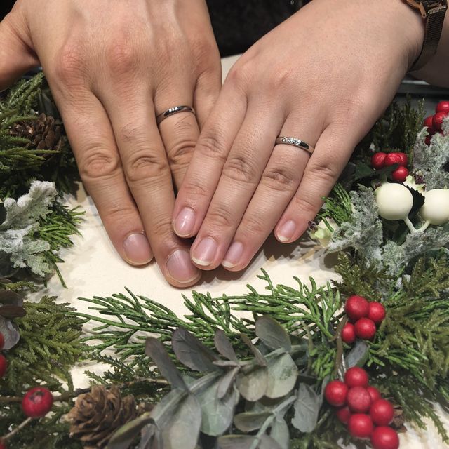 12月だったのでクリスマスリースが撮影用に用意されてました。