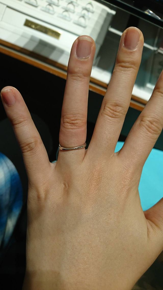 試着時の写真です