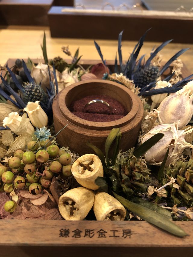 ダイヤをつける前のリング