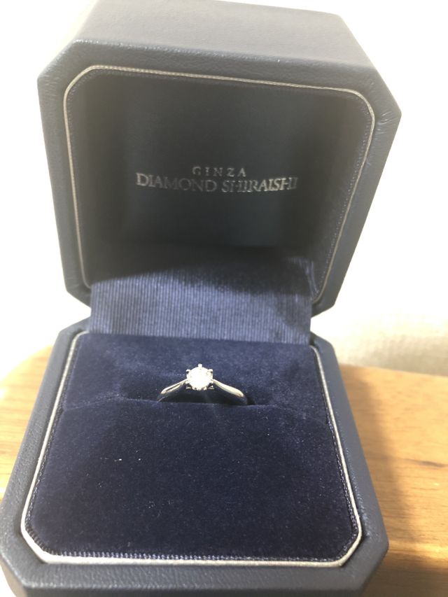 婚約指輪です！