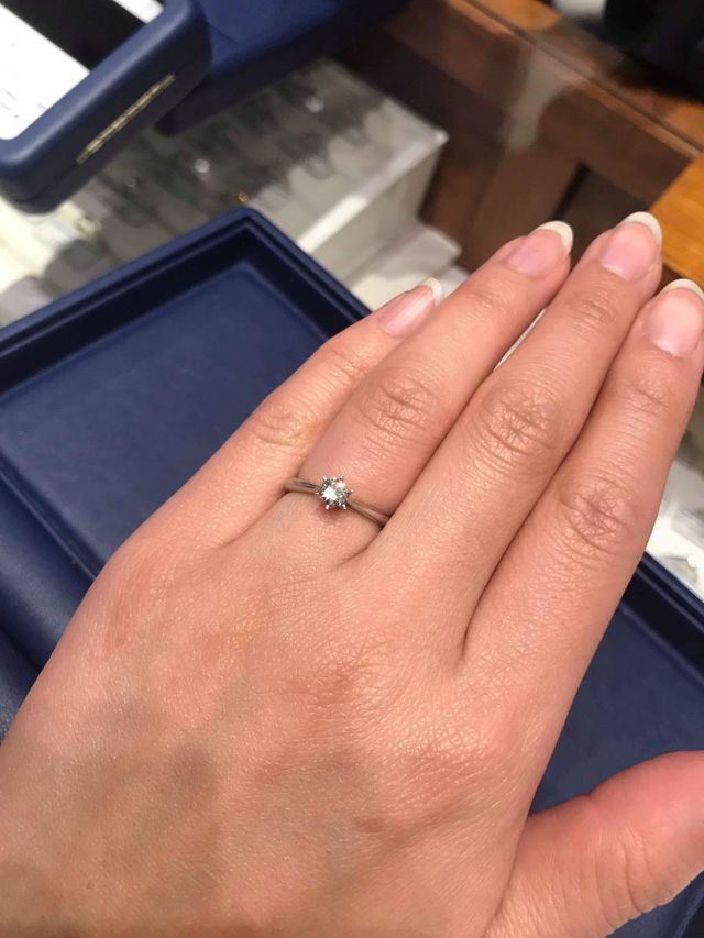 10サイズの婚約指輪