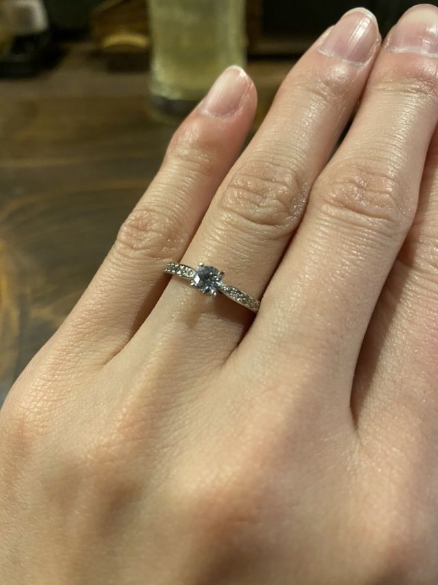 大満足の指輪です。