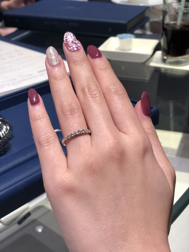 ダイヤモンドの輝きが
非常に綺麗