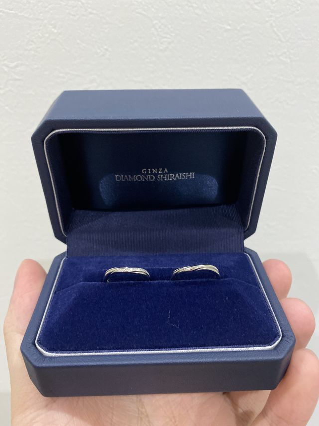 結婚指輪です。