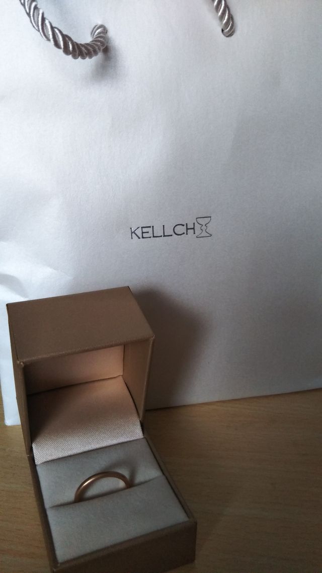 お互いの指輪を作り合い、とても記念に残る指輪となりました‼