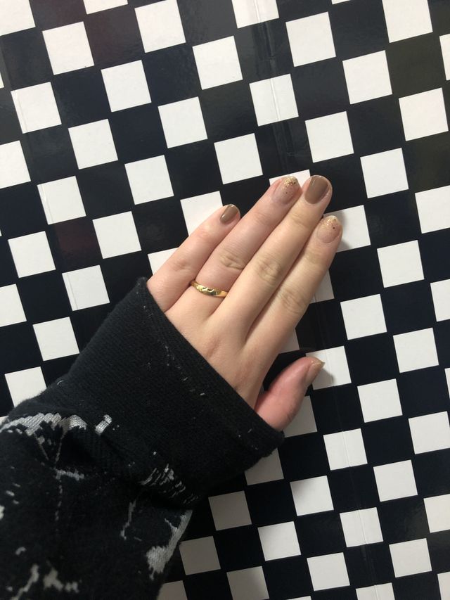 ずっと決めていたゴールドで
ウェーブ強めで気にいってます