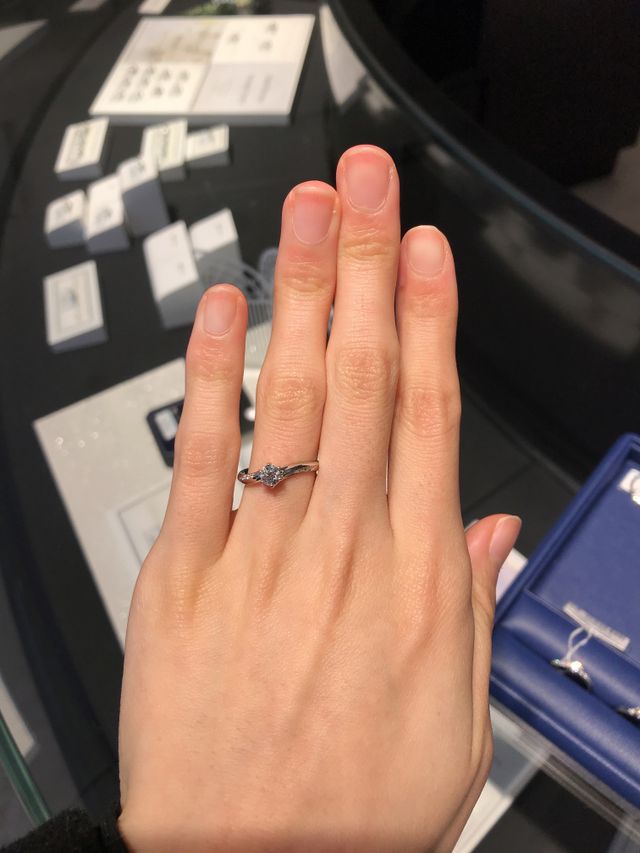 試着させていただきました。