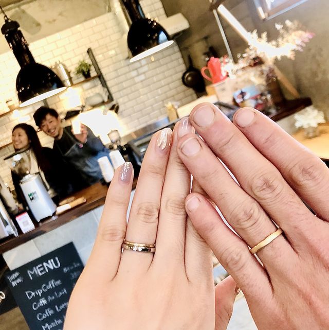 THREETREESで手作りしてもらった婚約指輪と重ね付け！