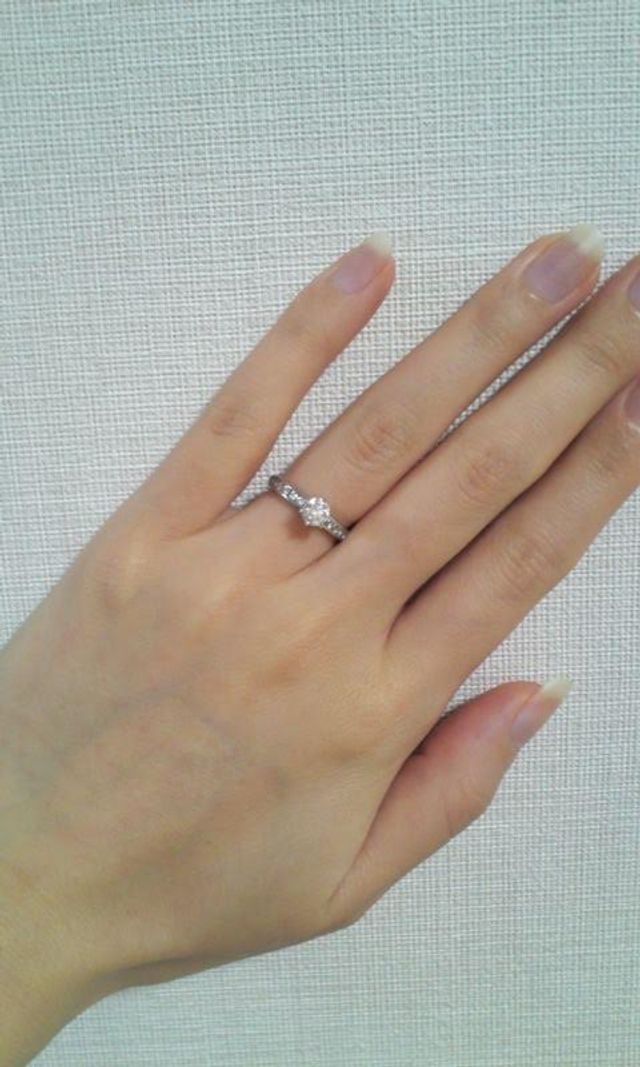 はめている写真