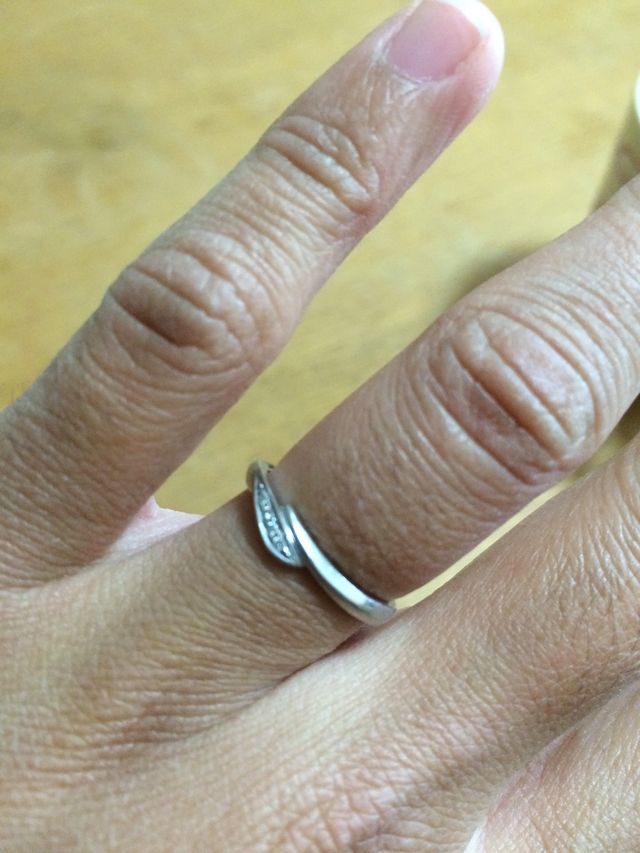 結婚指輪です