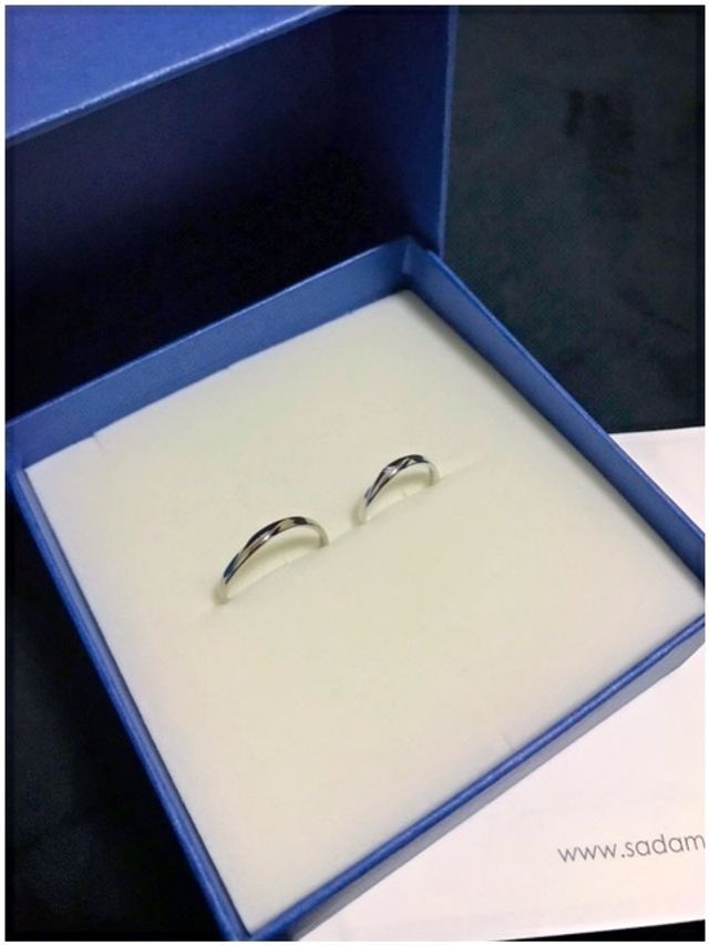 男性用ブラックシルバー女性用シルバー刻印イニシャル