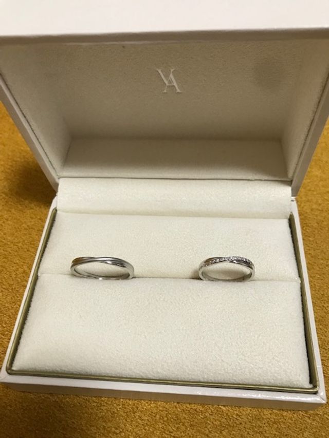 左が夫、右が投稿者です。