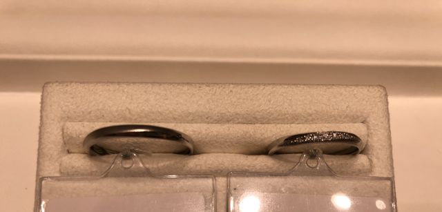 ペアリング。小ぶりなものでした。