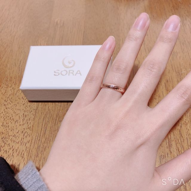 シンプルながらも一捻りあるデザインがお気に入り。