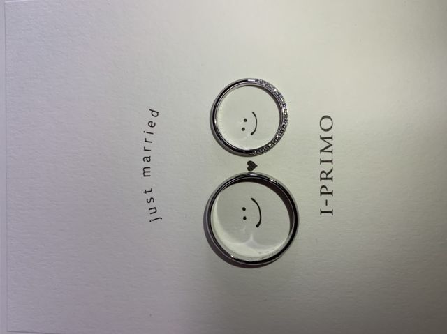 結婚指輪です。